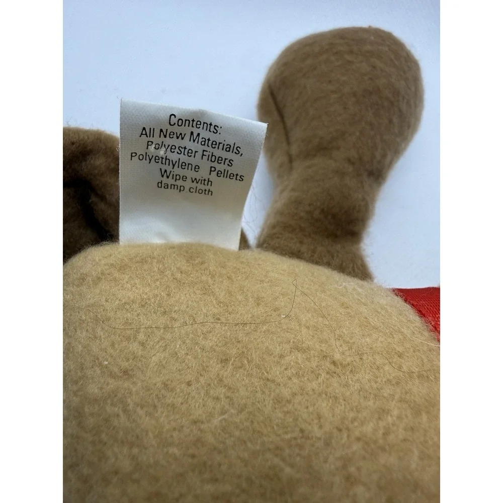 Hallmark Rodney Reindeer Vintage Small Brown Stuffed Animal Plush Beanie